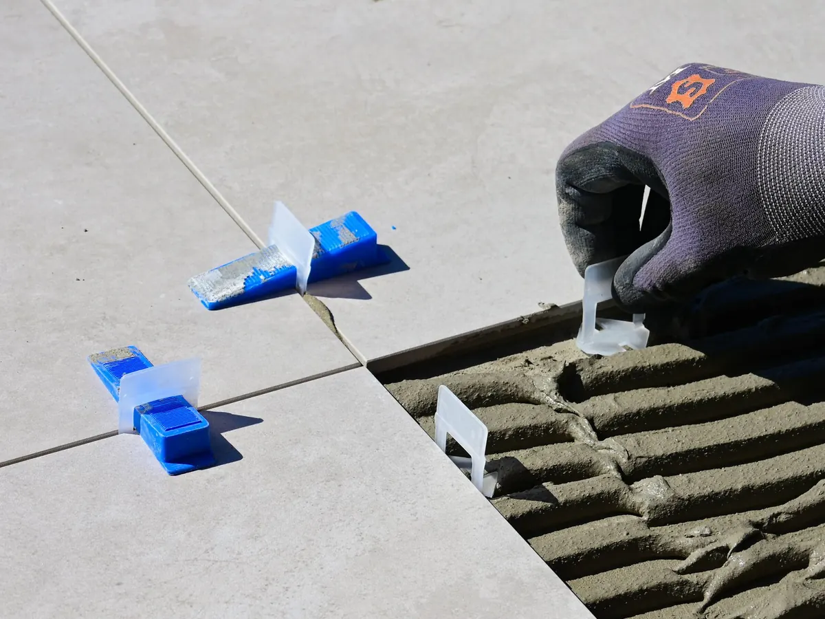 On site: finishing work