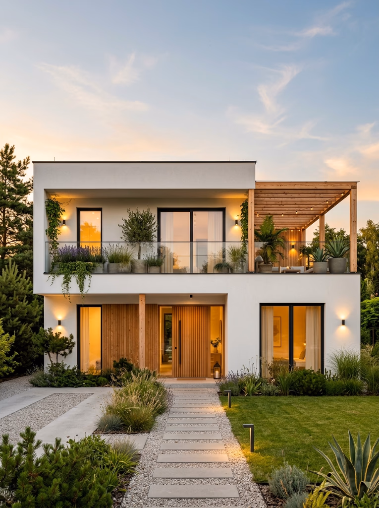 Finishing & Interiors: example of a finished house